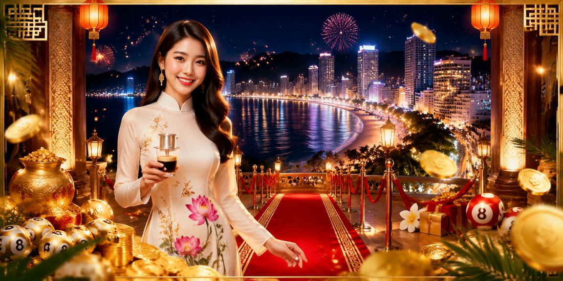 Quầy xổ số truyền thống tại Nha Trang